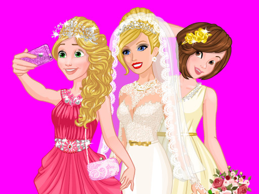 Barbie’s Wedding Selfie With Princesses